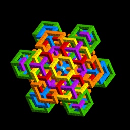 A complex rainbow structure